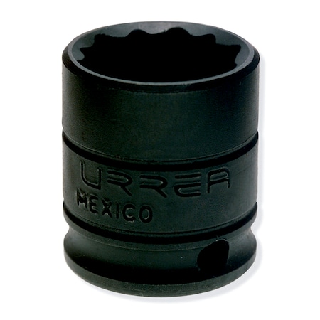 Urrea 3/8" drive, 12-point short impact socket 5/8" 7220